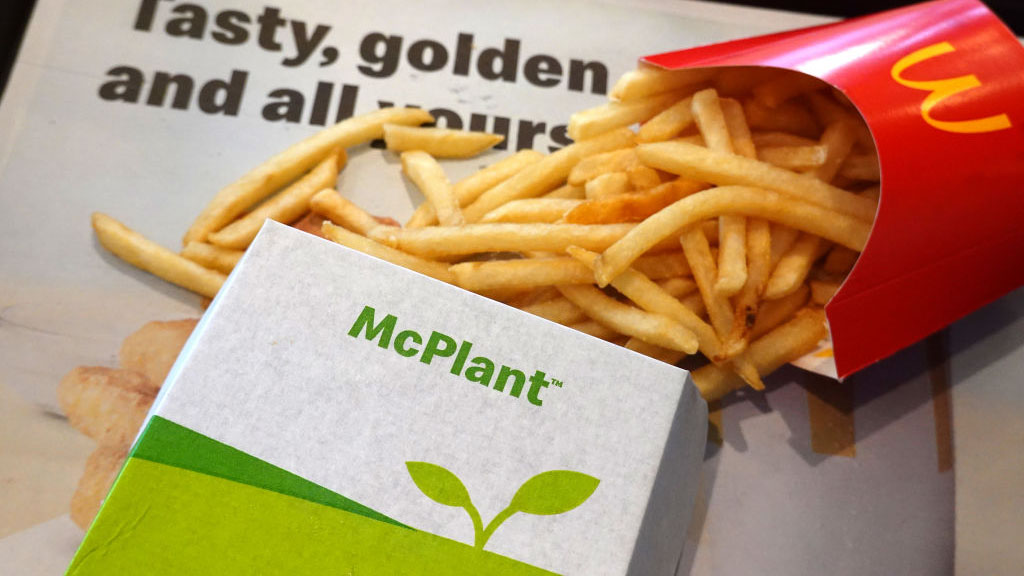 McDonald's teased its plant-based burger almost two years ago. So what happened to it? (Justin Sullivan/Getty Images)