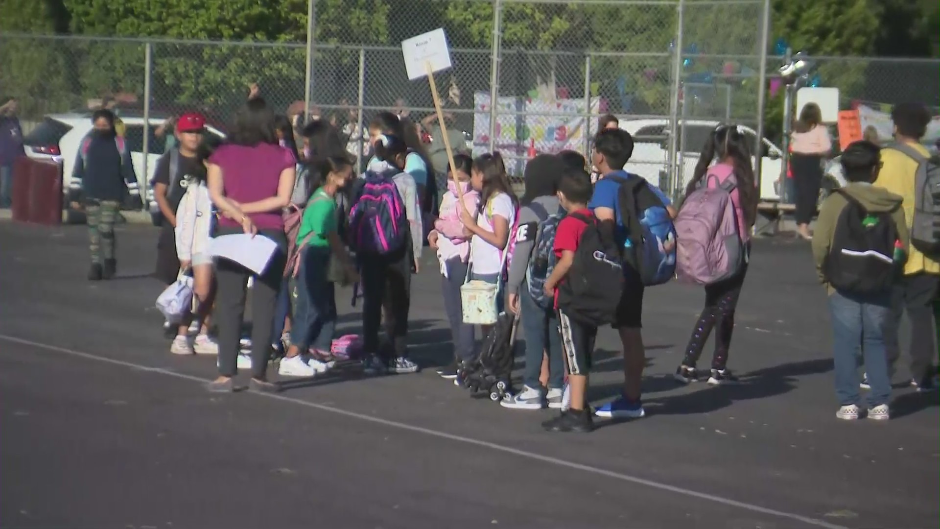 LAUSD students return to class