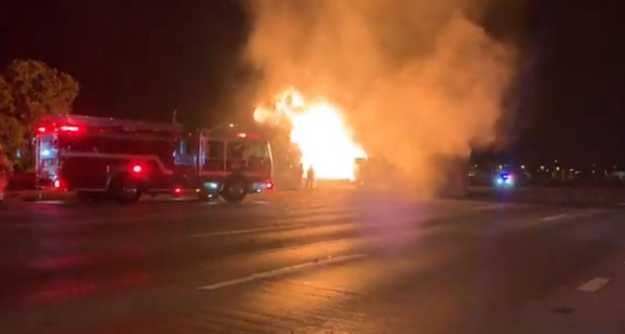 Crash leaves one dead and two others injured along 5 freeway in Irvine on Sept. 24, 2022.