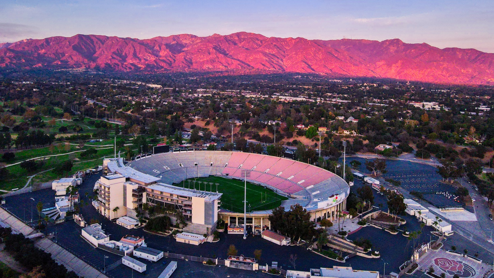 The Rose Bowl Stadium in Pasadena is seen in this undated aerial photo. (Major League Soccer)