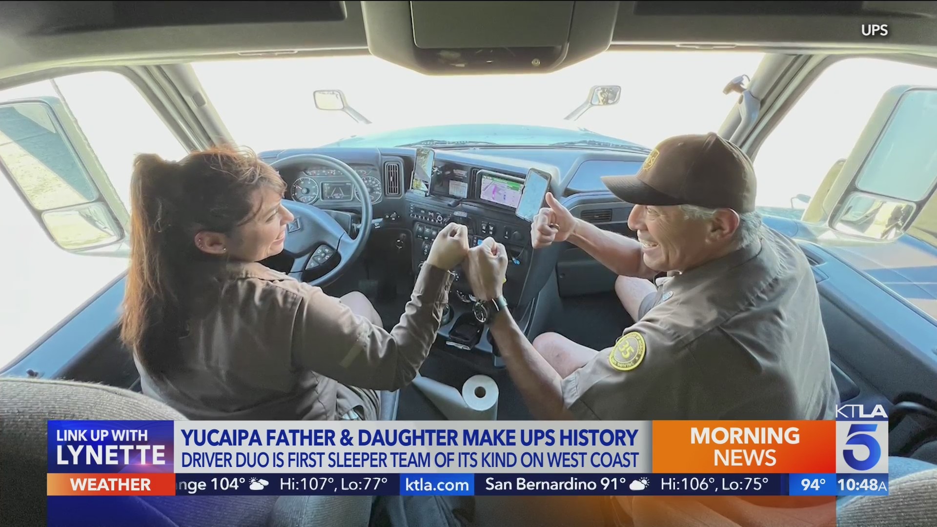 Yucaipa father/daughter duo makes UPS history