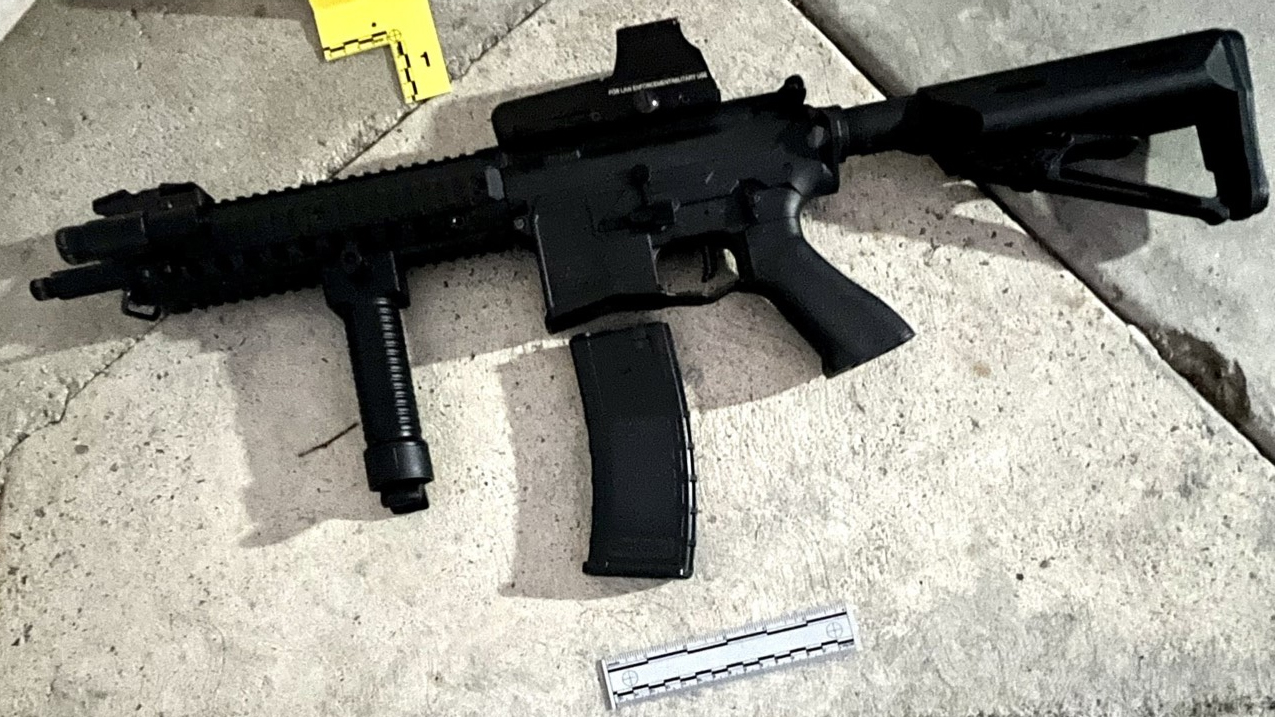 Police fatally shot a man carrying this airsoft rifle on Sept. 17, 2022. (Los Angeles Police Department)