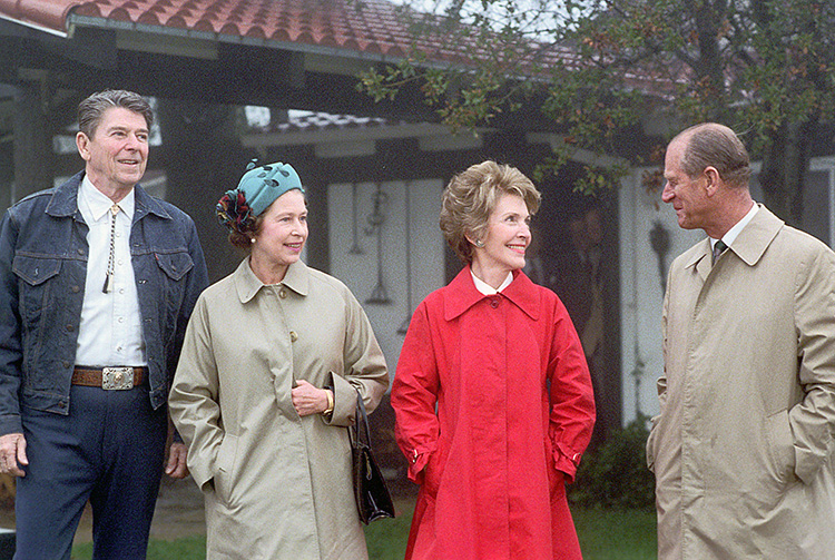 Queen Elizabeth II visits California