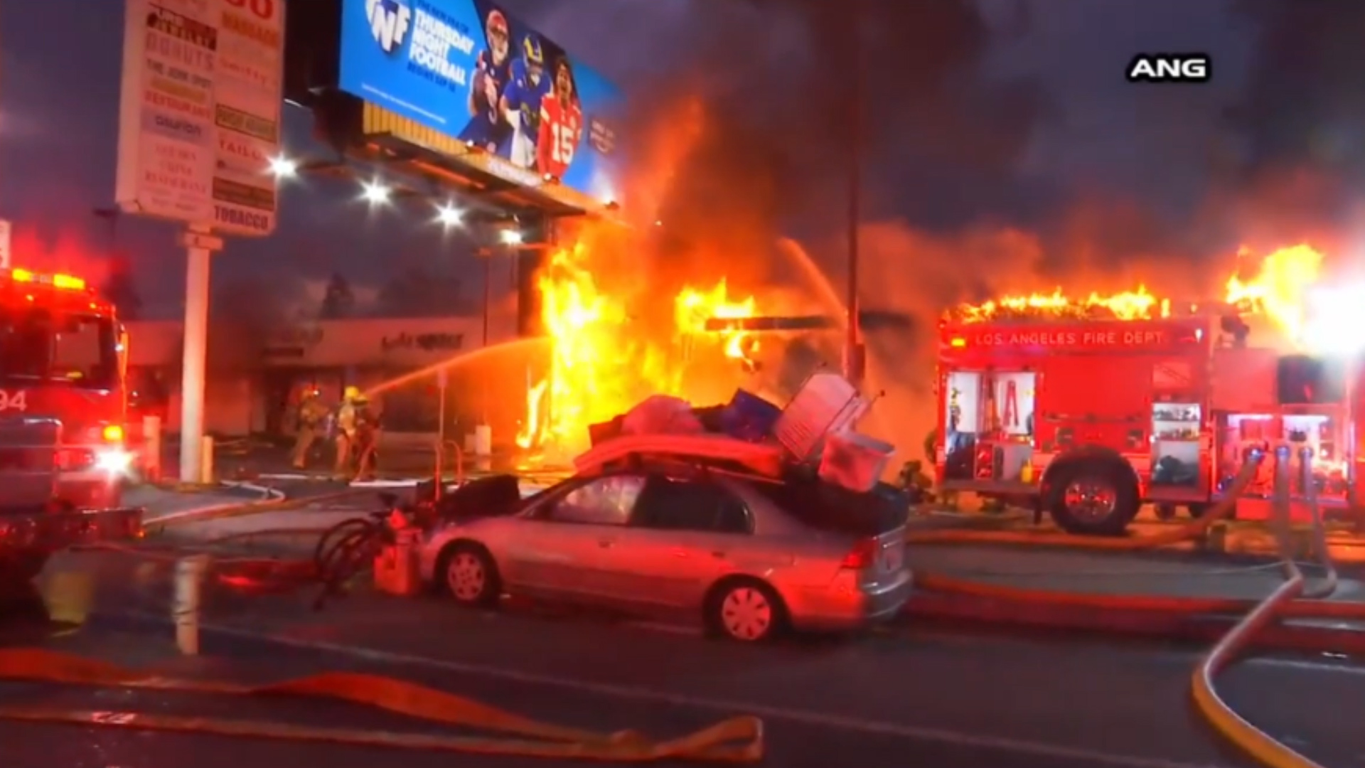 Culver City Strip Mall Fire