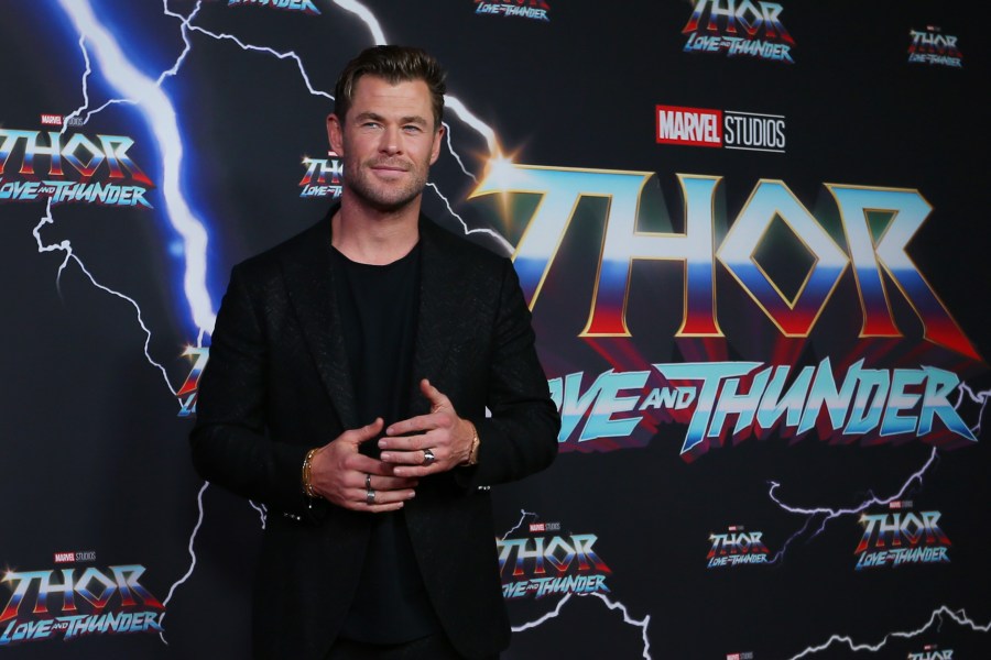 Chris Hemsworth at Thor: Love and Thunder premiere