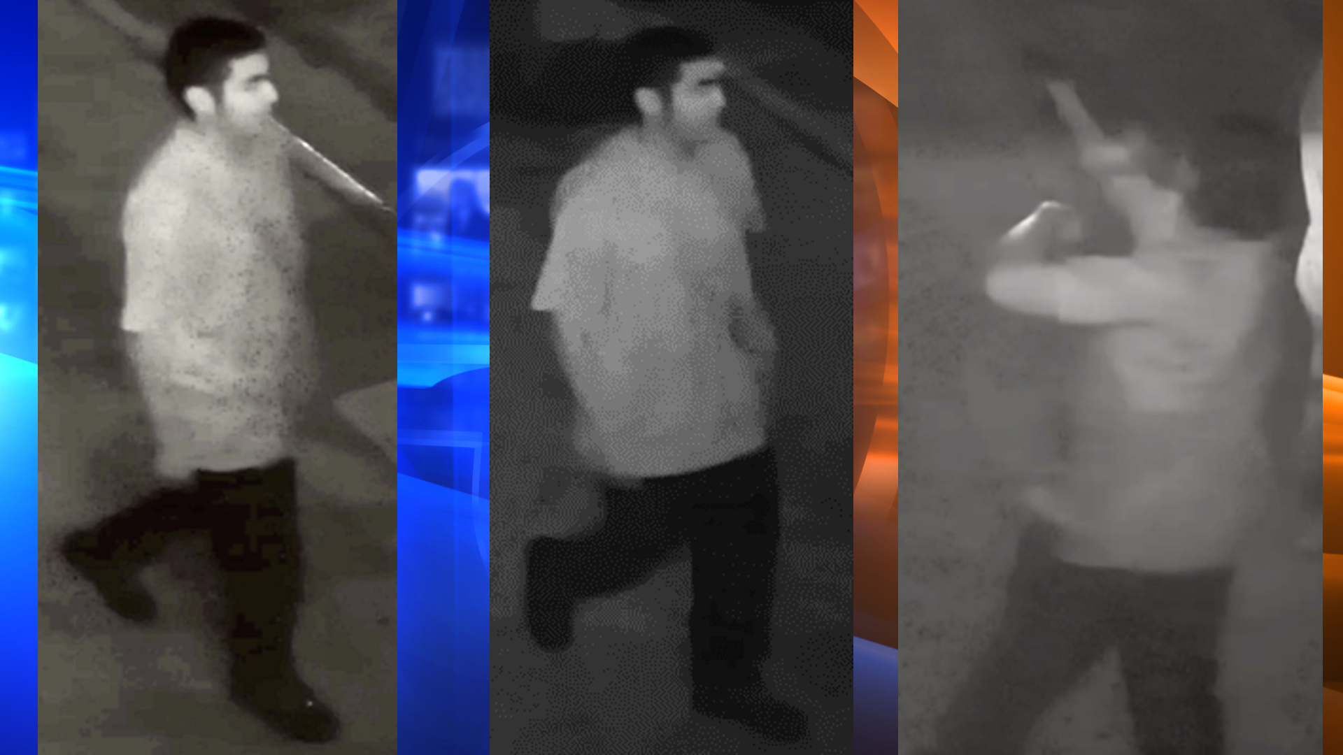 The LAPD provided these photos of the suspect in a shooting on Sept. 18, 2022.