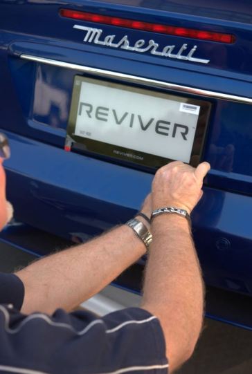 Digital license plate now available for Californians to purchase and install. (Reviver)