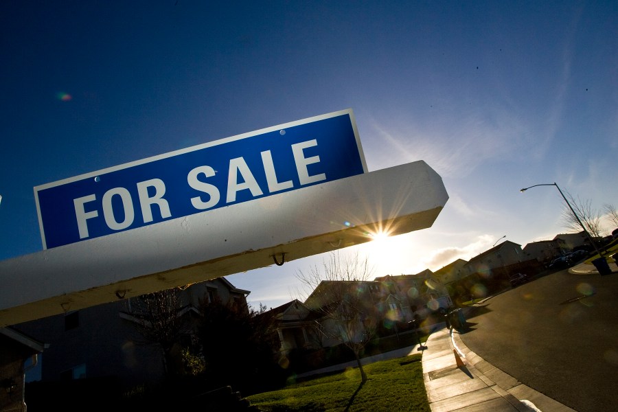 Home for Sale sign in California