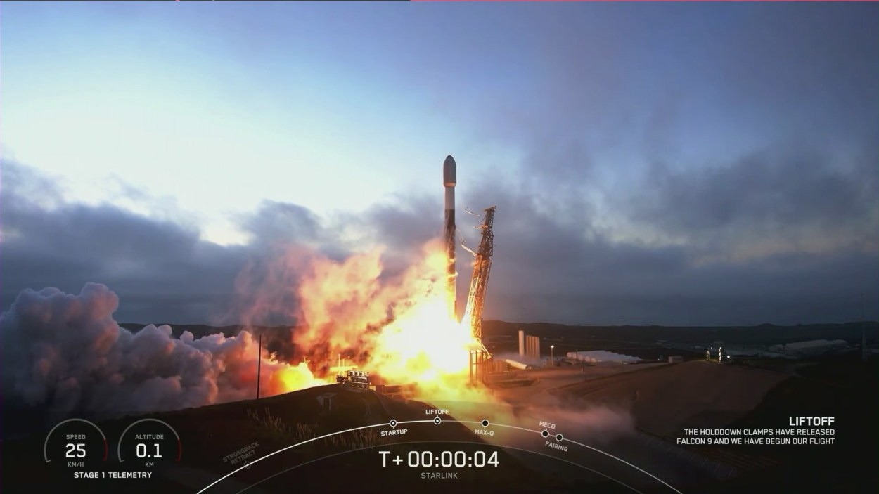 SpaceX launched a Falcon 9 rocket from a Southern California base on Thursday October, 27, 2022.