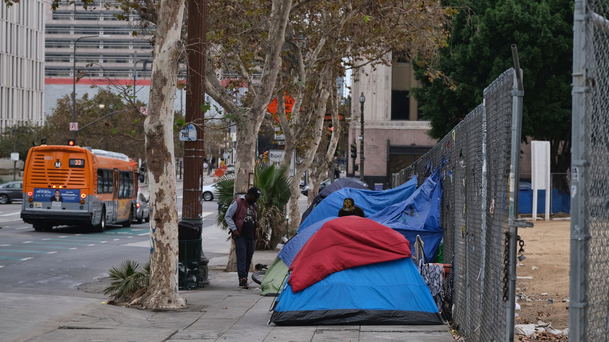 Los Angeles Homeless Encampment