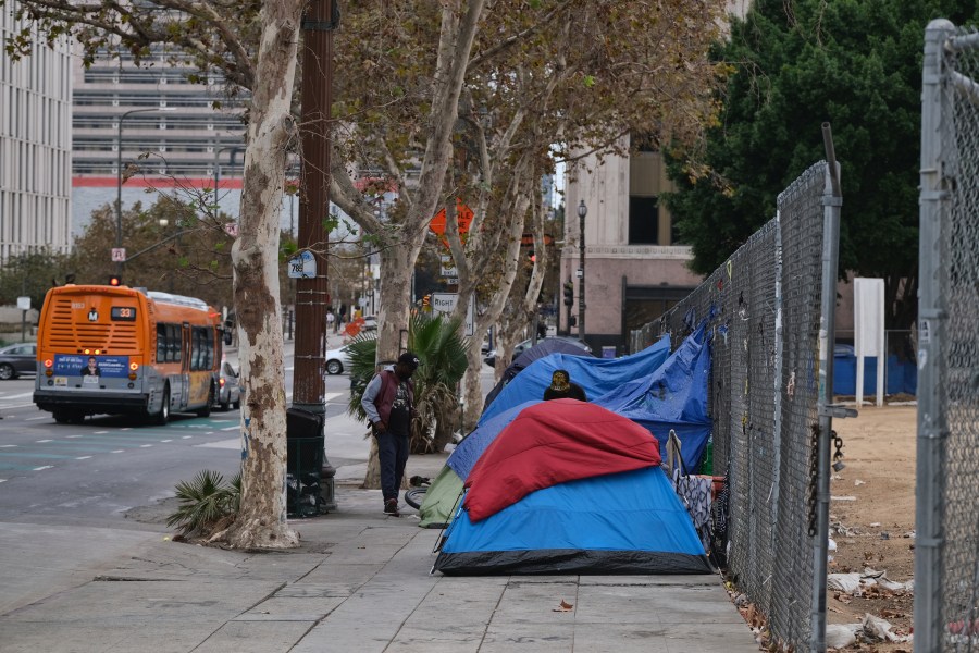 Los Angeles Homeless Encampment