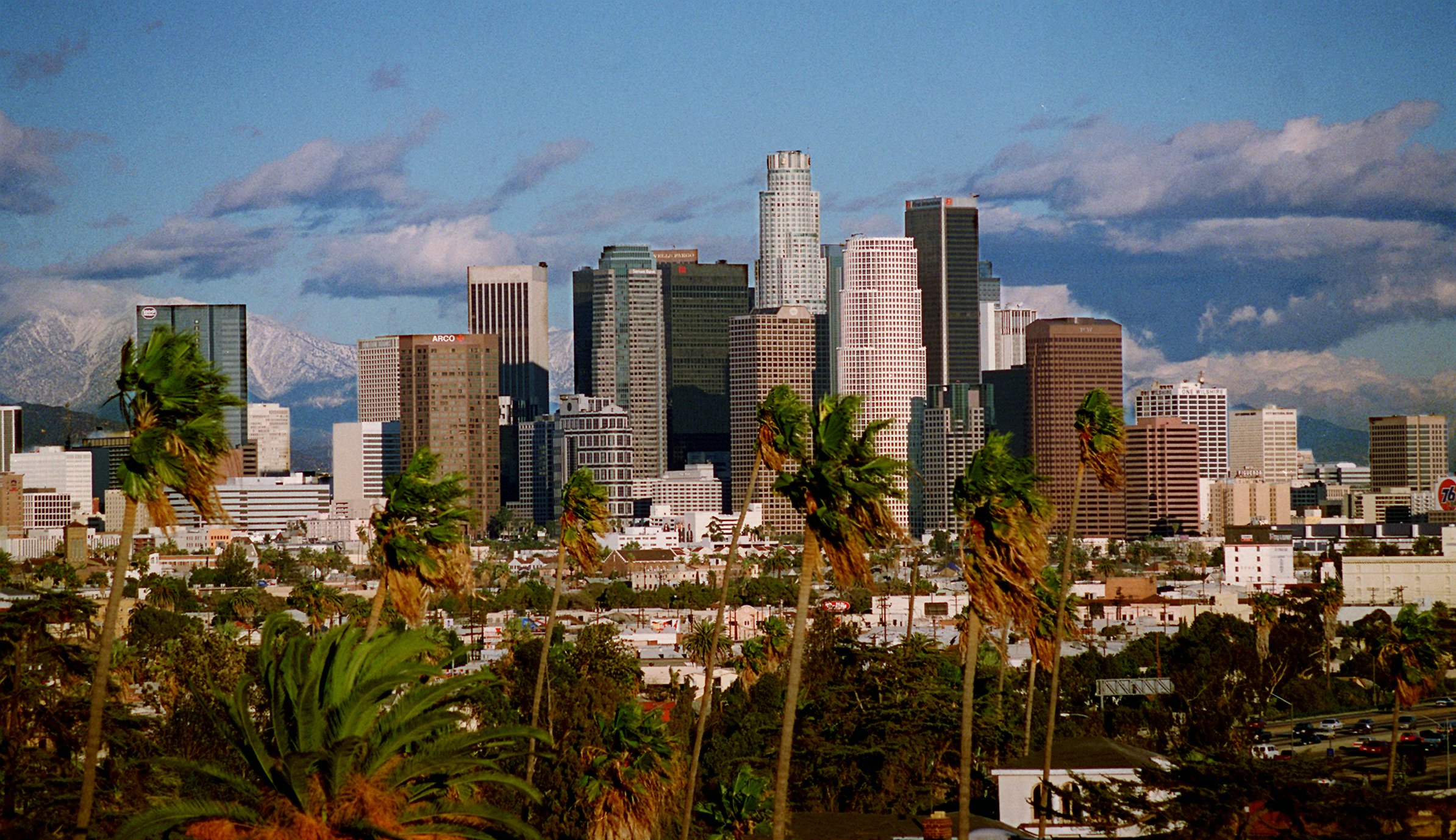 An undated photo of the Los Angeles Skyline. (John Hayes/Associated Press)