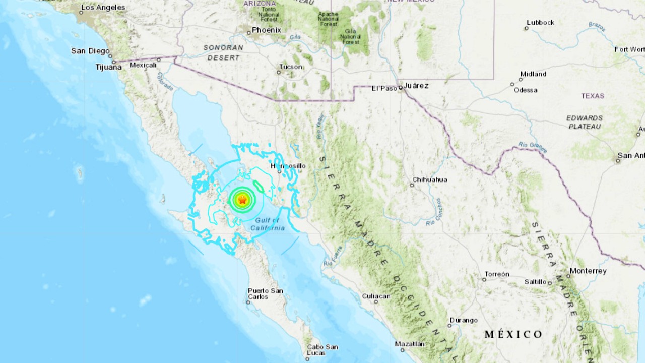 gulf of california earthquake