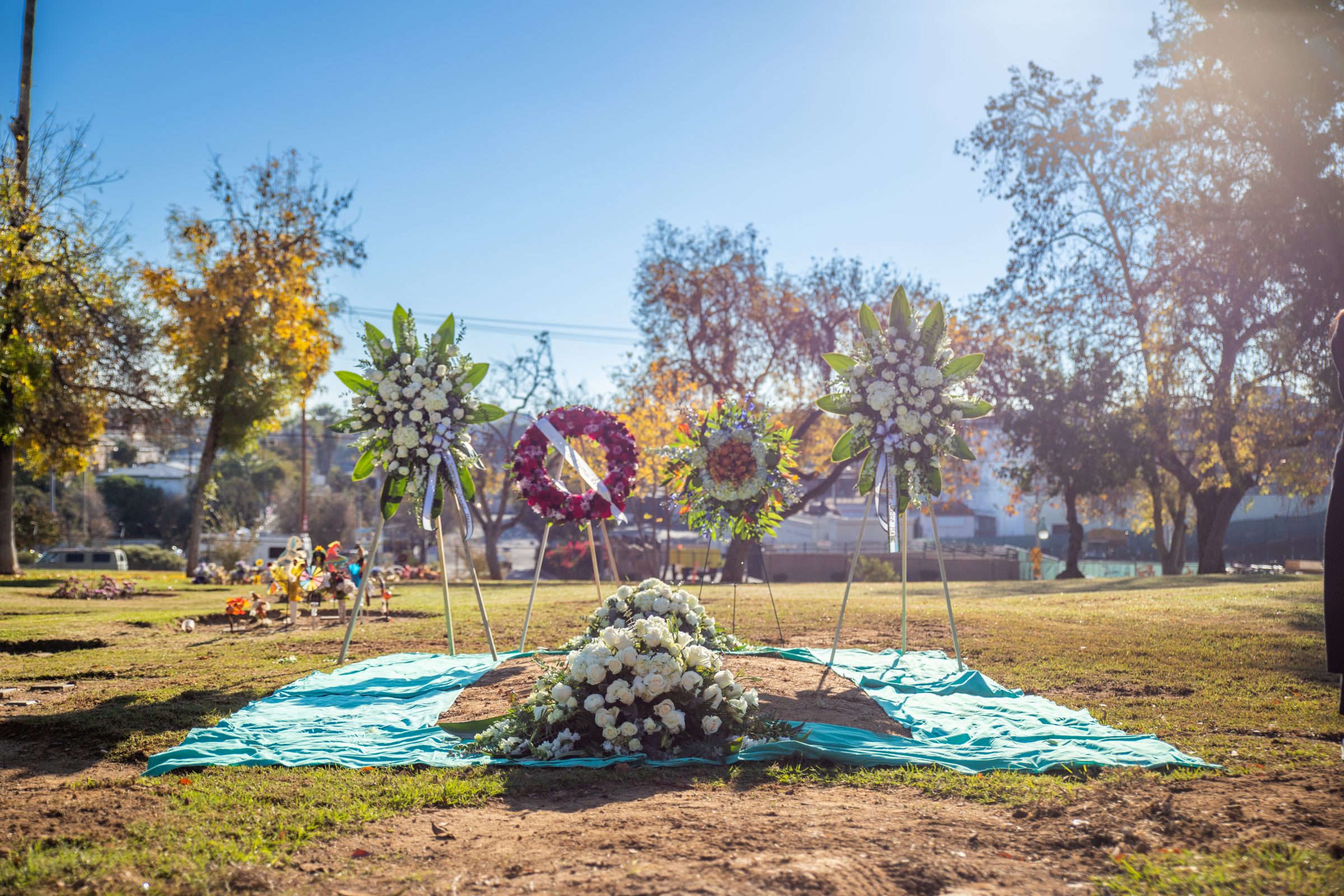 A ceremony held at an L.A. County cemetery on Dec. 8, 2022 laid to rest 1,600 people whose remains were never claimed. (Los Angeles County Department of Health Services)