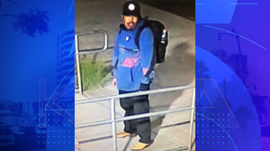 Police are searching for this suspect who allegedly exposed himself to students in Fountain Valley. (Fountain Valley Police)