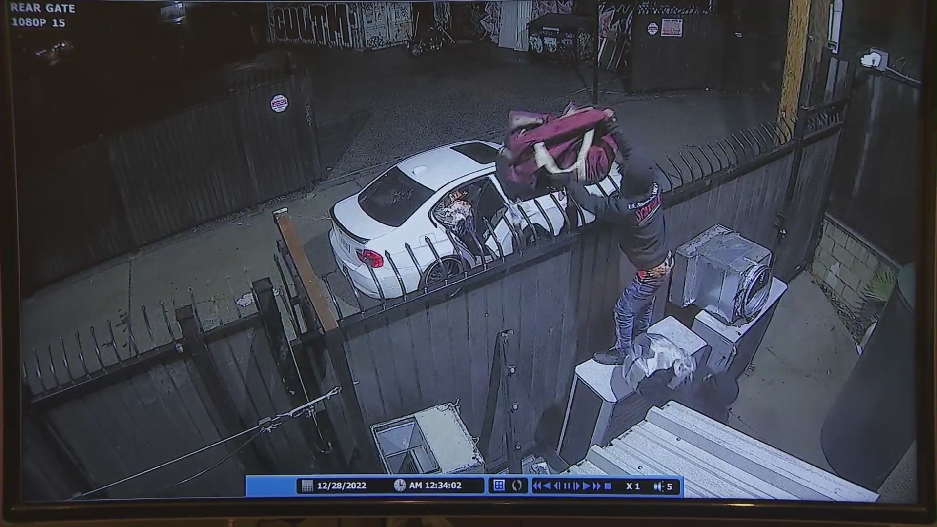 Security camera captured thieves who struck a Silver Lake dispensary on Dec. 28, 2022.