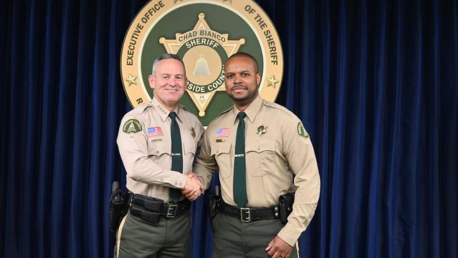 Deputy Darnell Calhoun in a photo from the Riverside County Sheriff's Department.