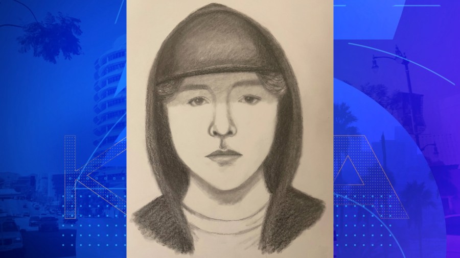 The Brea Police Department released this sketch of a robbery suspect on Jan. 5, 2023.