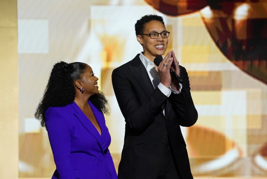 Cherelle Griner, left, and Brittney Griner