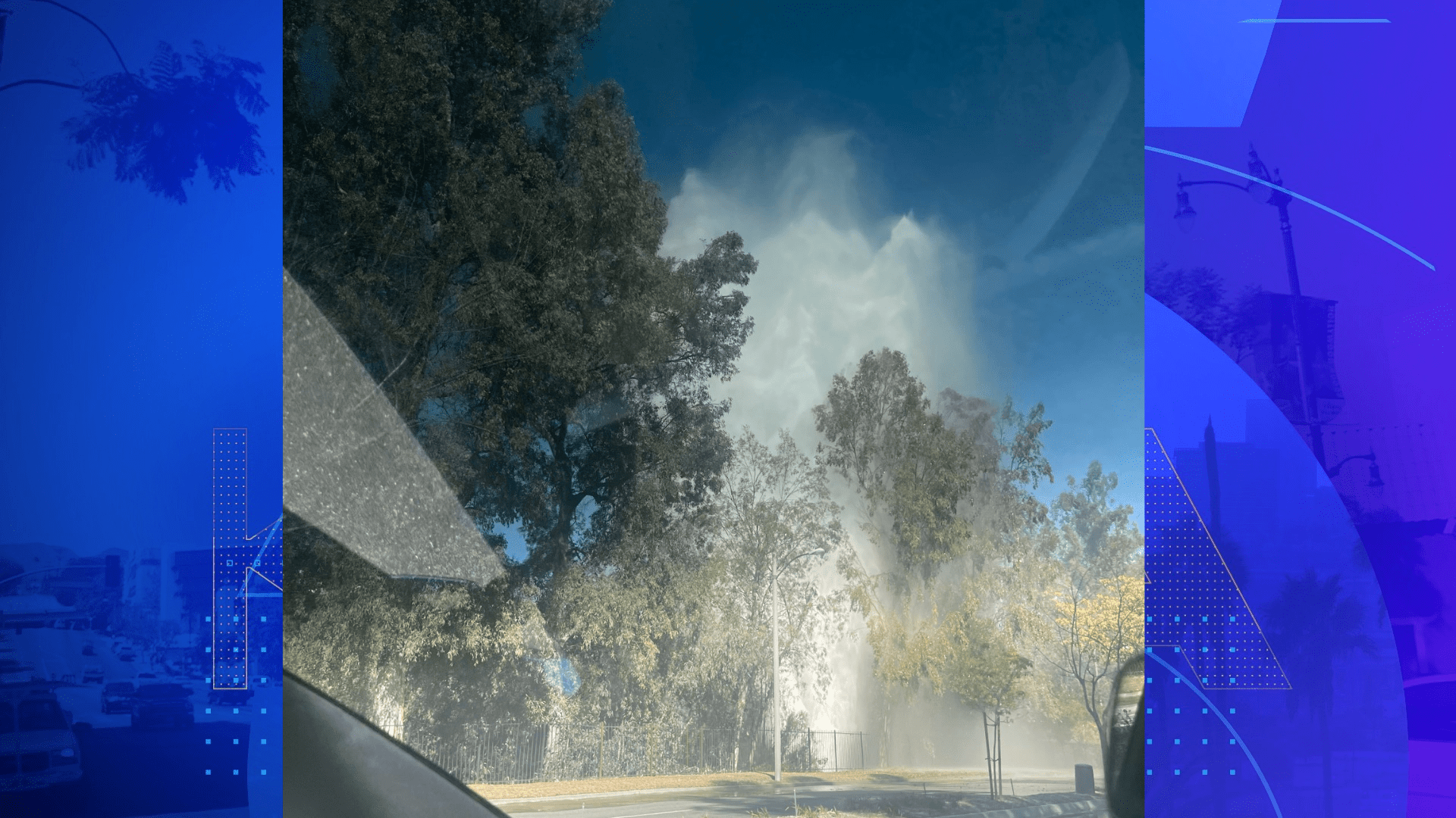 Calabasas water main break on Feb. 4, 2023. (City of Calabasas)