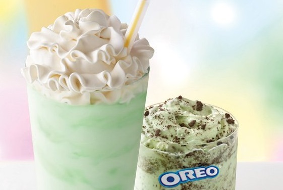 The Shamrock Shake is seen in a file image from McDonald's.