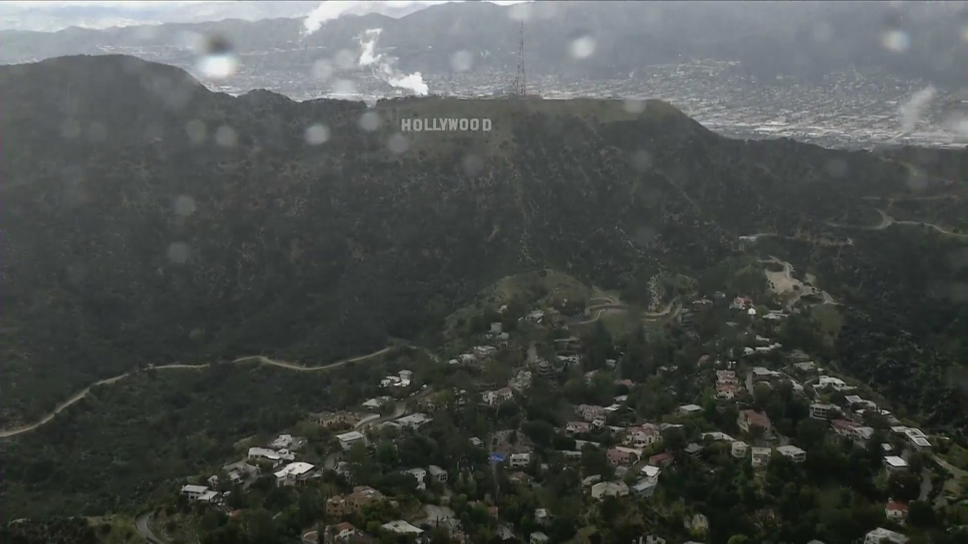 Hollywood Sign Snow?