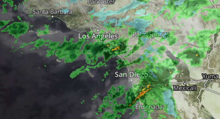 Southern California Storm Radar