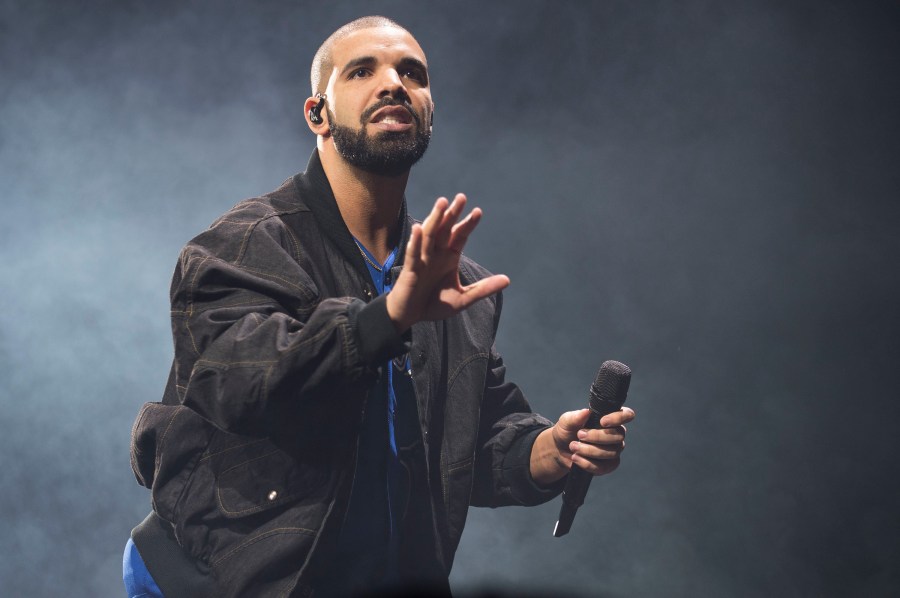 Drake performs onstage in Toronto. The rapper has been named Spotify’s most-streamed artist of the decade. (Arthur Mola/Invision/AP, File)