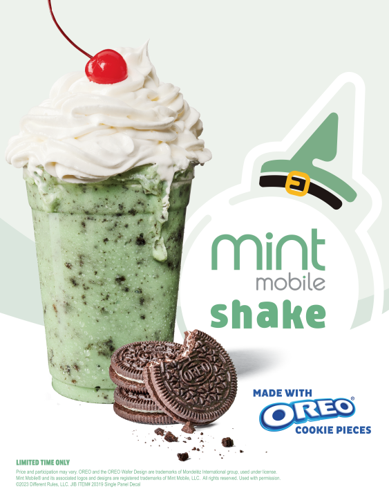 Jack in the Box Mint Shake 