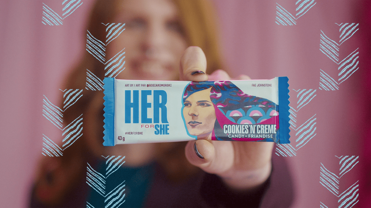 The Hershey Company has responded to backlash over their inclusion of a trans woman in a Canadian campaign for International Women's Day.