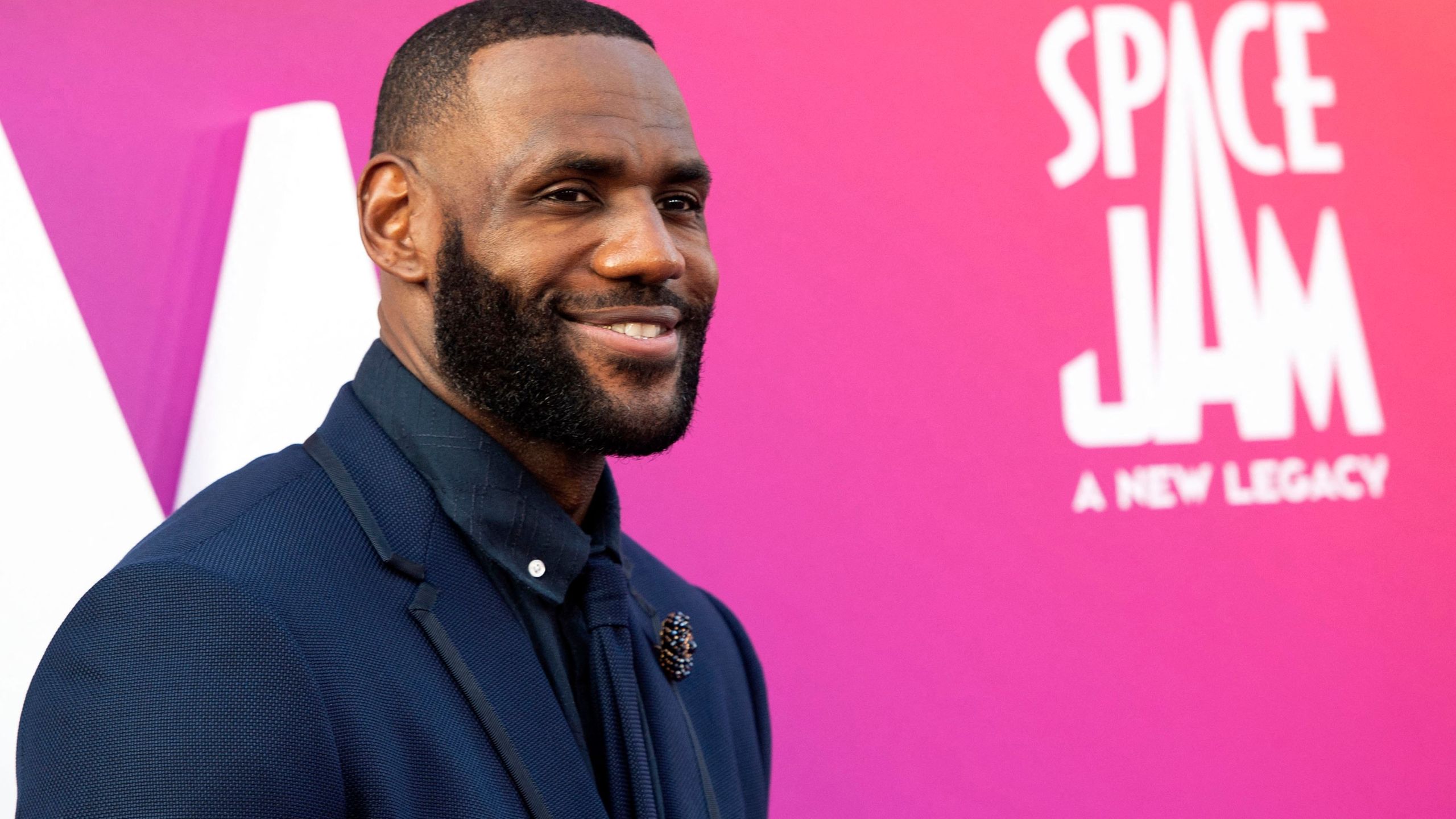 LeBron James arrives at the Warner Bros Pictures world premiere of "Space Jam: A New Legacy" at the Regal LA Live in Los Angeles on July 12, 2021. (Getty Images)