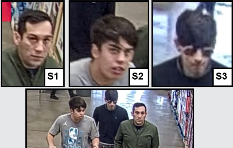 The Los Angeles County Sheriff's Department released these March 8, 2023, images of suspected identity thieves.