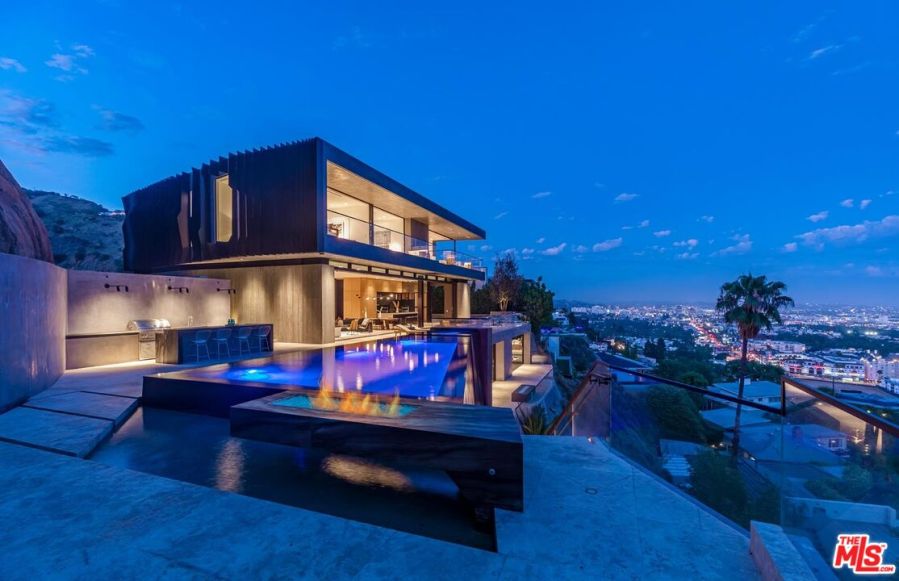 Powerball winner purchase Hollywood Hills mansion