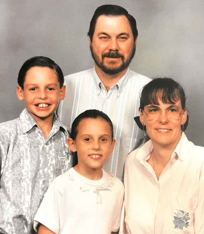 Monica Leech is seen in an undated photo with her family provided by the Ventura County Sheriff's Office.