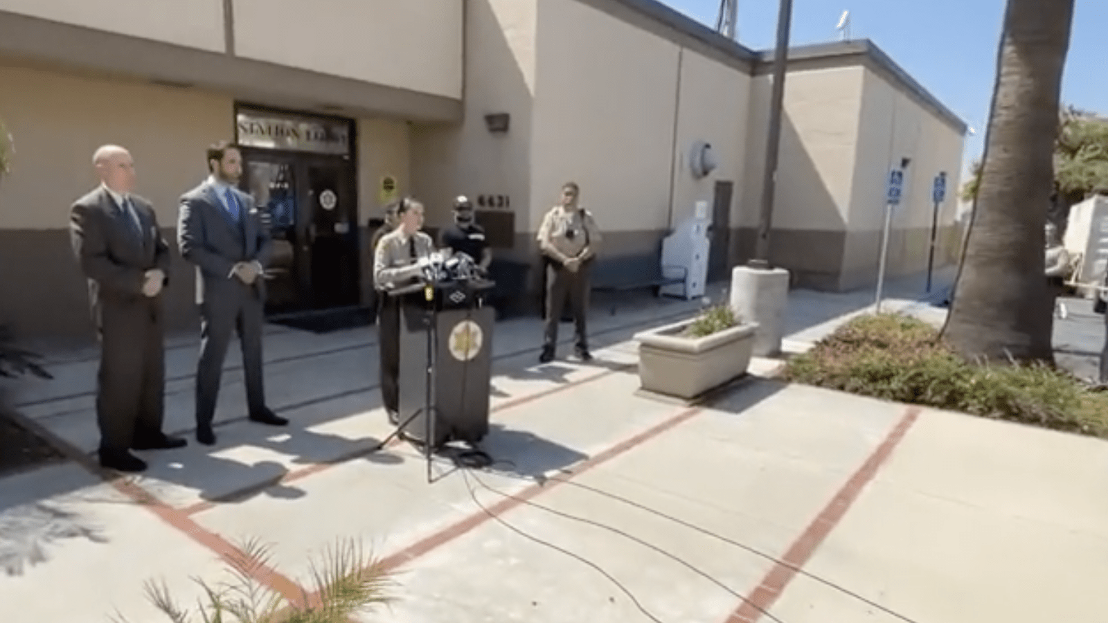 The Los Angeles County Sheriff's Department held a press conference Saturday, March 25, 2023, to discuss the disappearance of a 13-year-old girl who was reported missing out of Pico Rivera (KTLA)