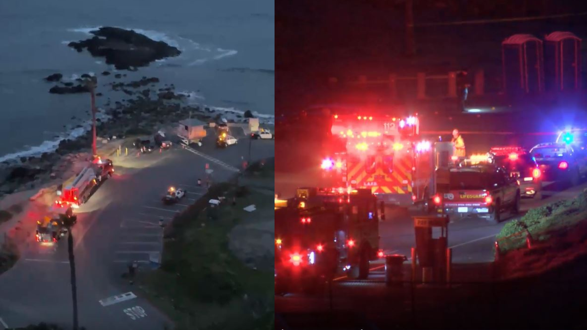 Five people were hospitalized after a gunman opened fire at a San Pedro beach on March 4, 2023. (Citizen, OnScene.TV)