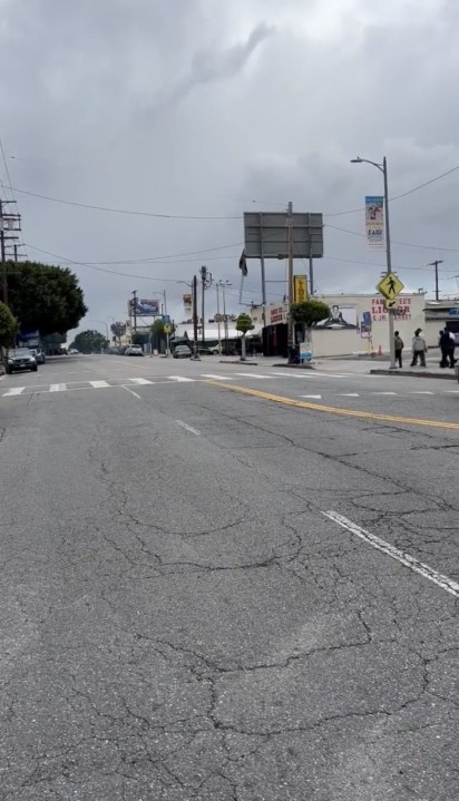 A 13-year-old boy was left severely injured after a hit-and-run crash in Boyle Heights on March 30, 2023. (Los Angeles Police Department Central Traffic Division)