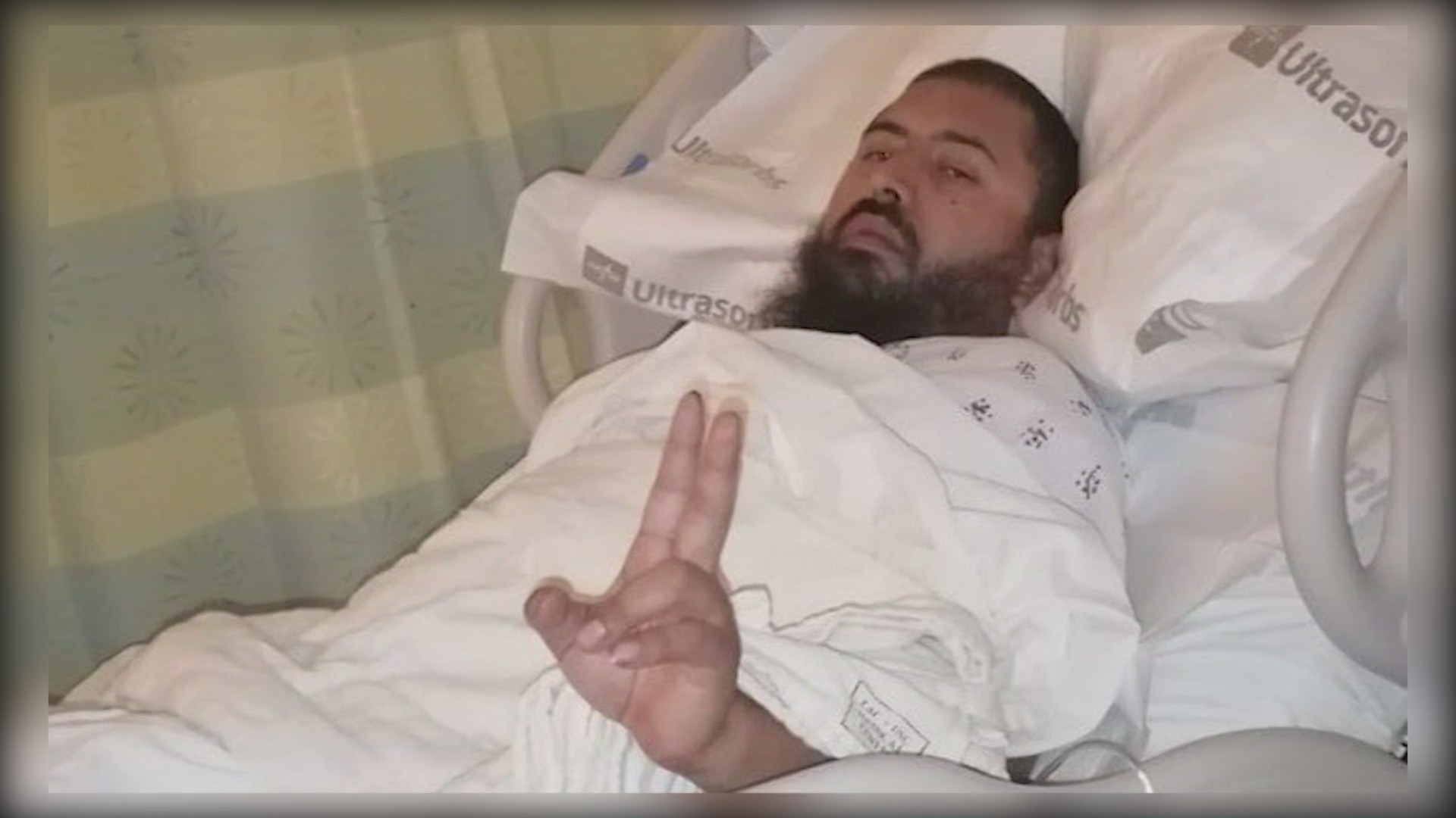 Daniel Villalobos, 32, recovering after surviving a stabbing attack in El Sereno on March 3, 2023. (GoFundMe)