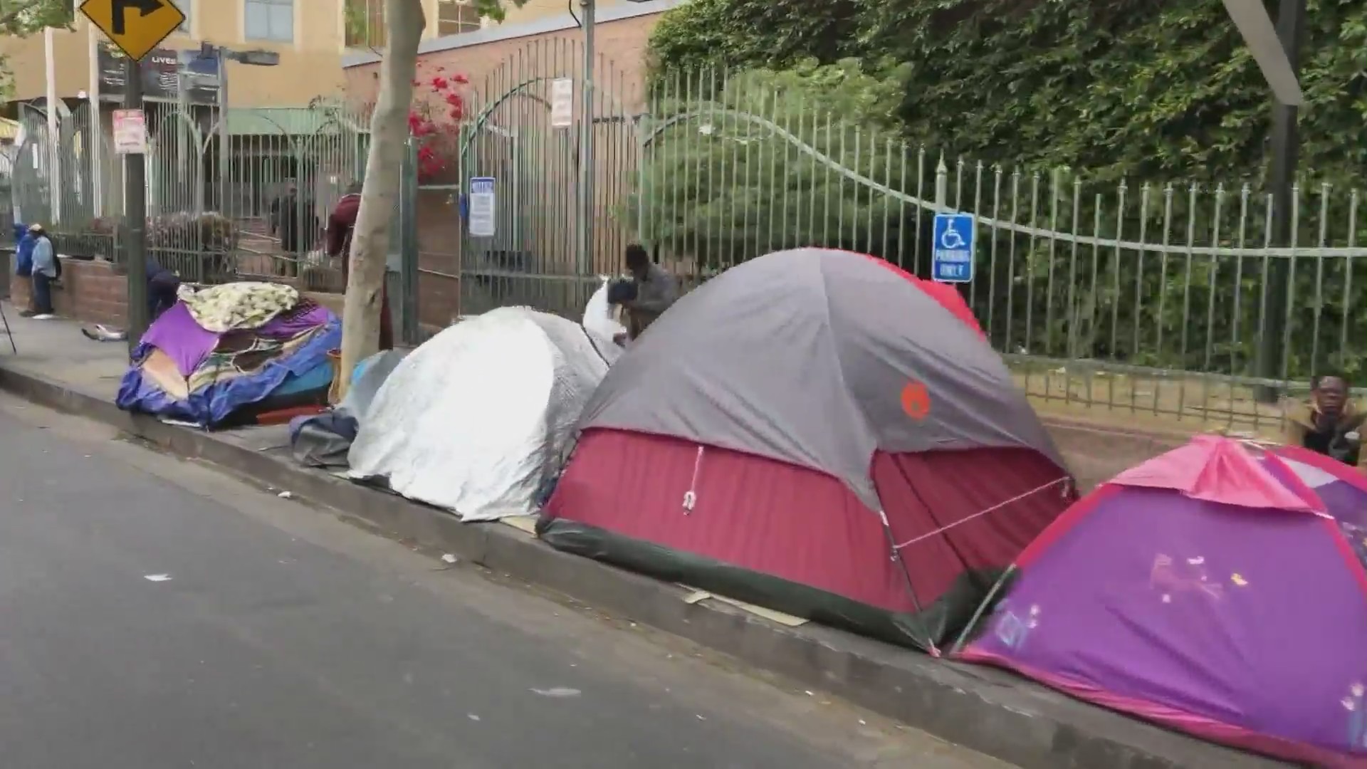 Tents in Skid Row