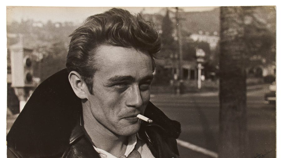 A signed photo of James Dean addressed to his one-time New York manager is set for auction on May 25, 2023. (Nate D. Sanders Auctions)