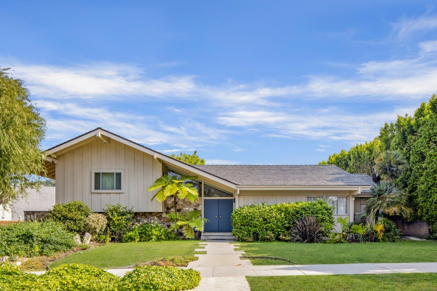 The Studio City home featured in the "The Brady Bunch" is officially headed to market following renovations by HGTV. (Photo courtesy: Anthony Barcelo)