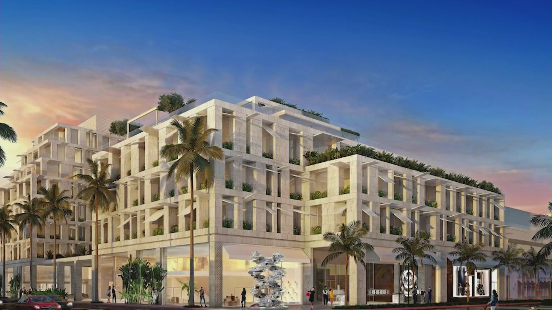 Cheval Blanc Beverly Hills plans to bring more than 100 luxury hotel rooms to Rodeo Drive. (Cheval Blanc Beverly Hills)