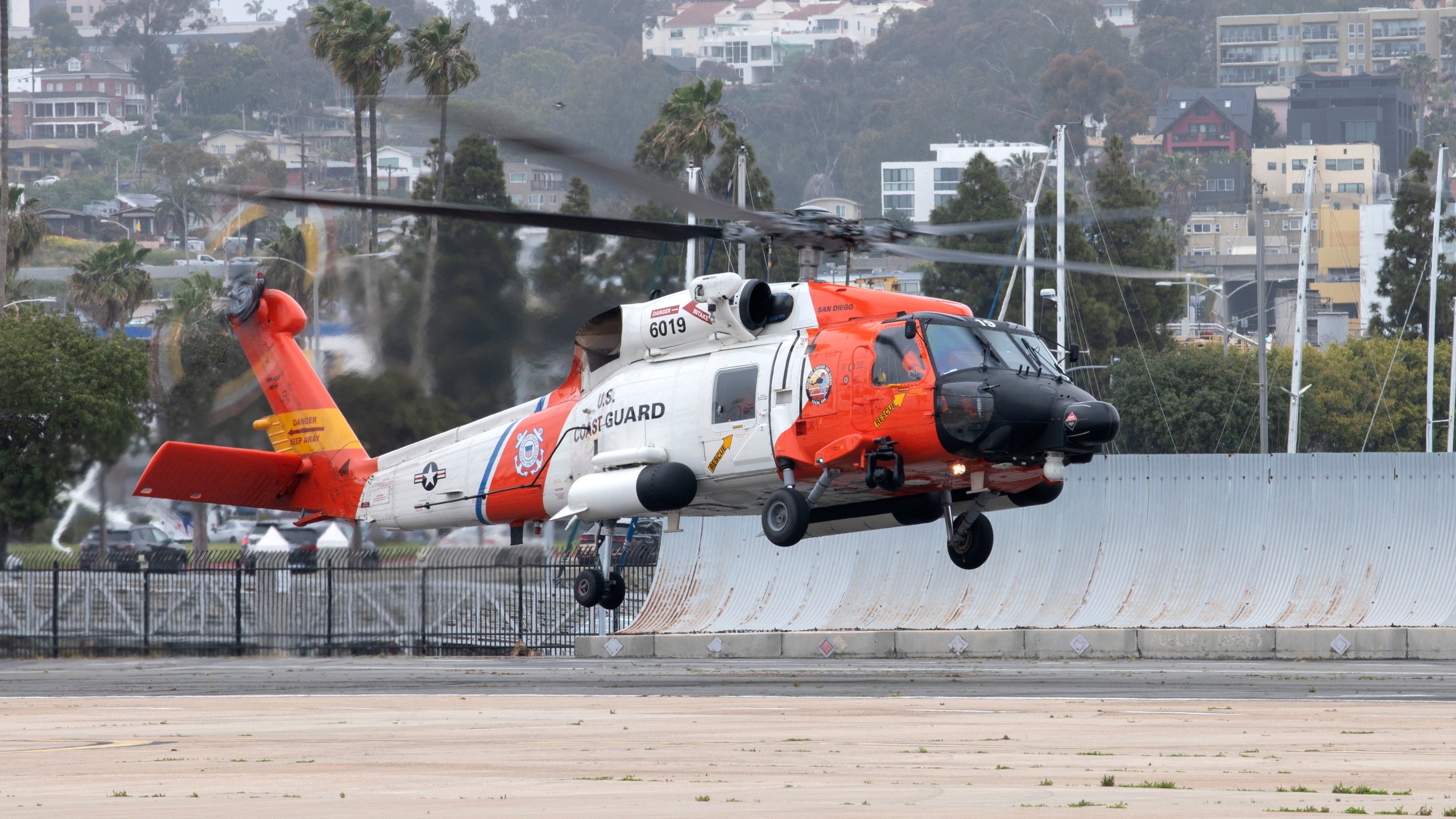 A helicopter is seen in this undated image provided by the United States Coast Guard.