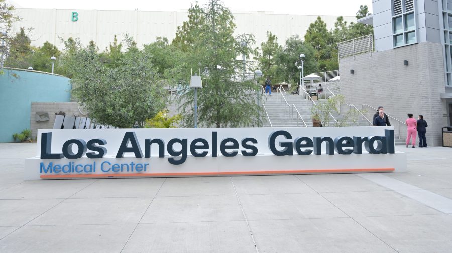 LAC+USC Hospital is now Los Angeles General Hospital following a rebranding on may 3, 2023. (LA General Hospital)