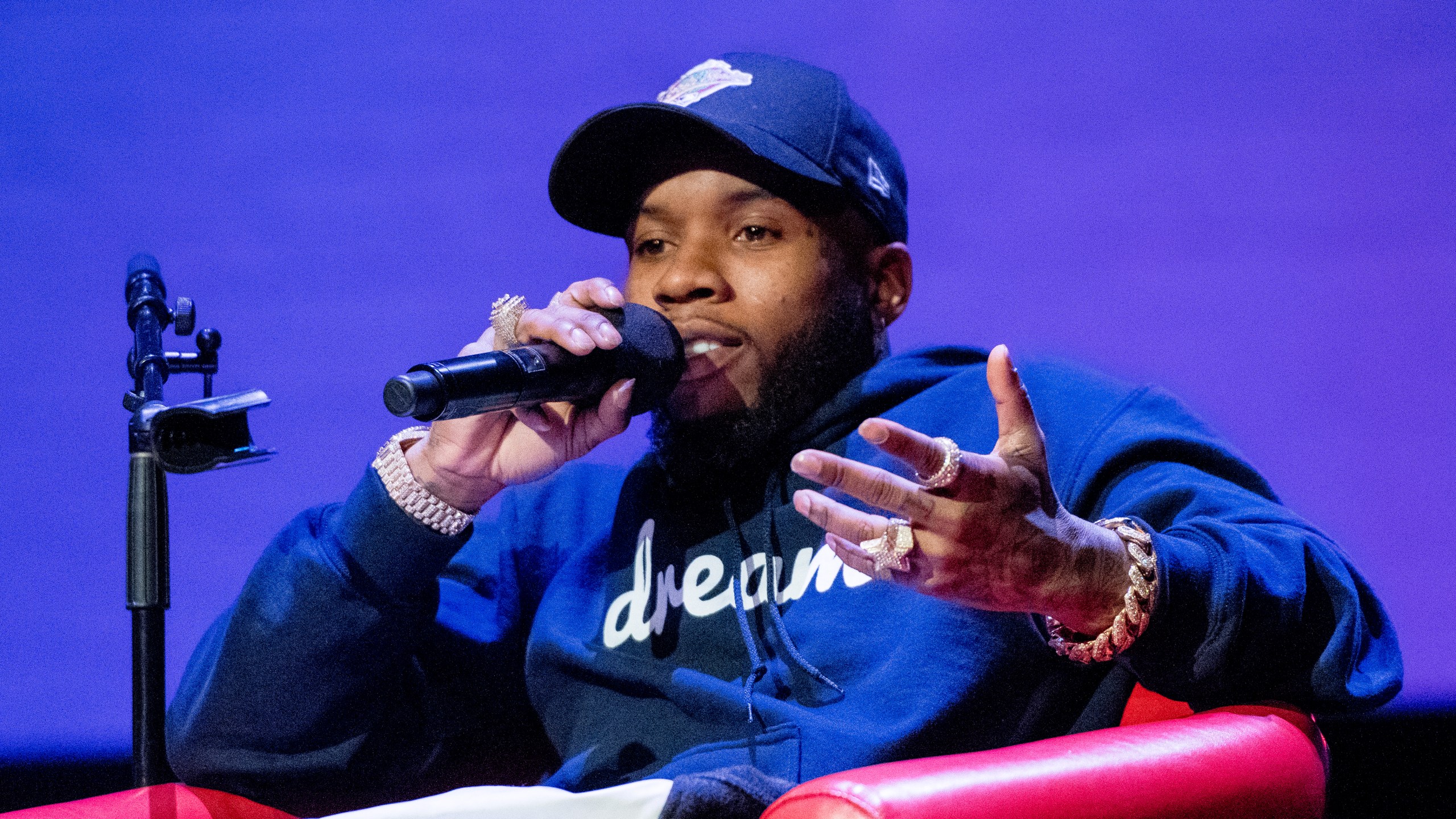 Tory Lanez discusses his creative process during BMI's How I Wrote That Song 2018 on Jan. 27, 2018, in New York City. (Roy Rochlin/Getty Images for BMI)