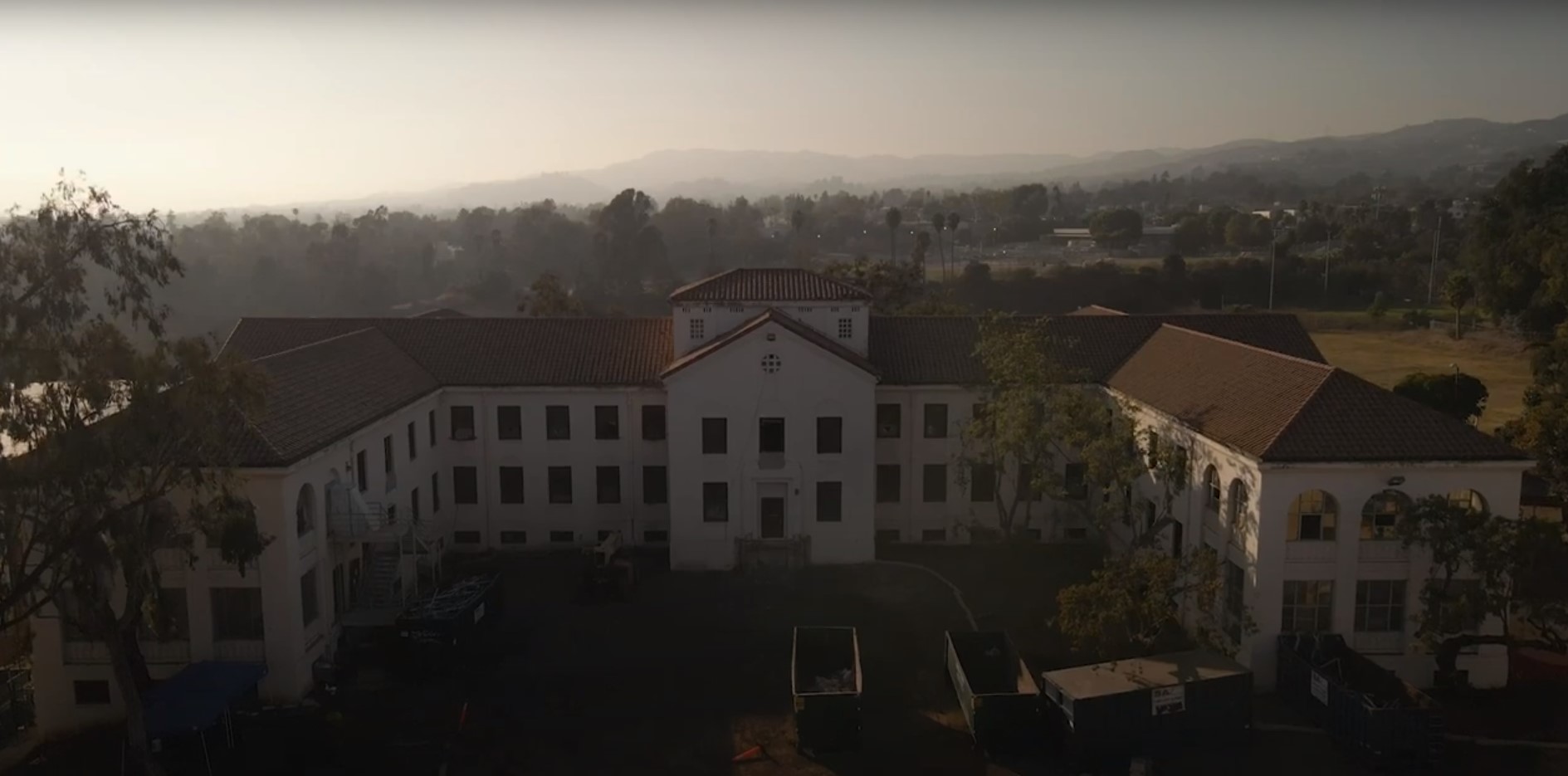 The Veterans Administration built new housing for homeless veterans on its West Los Angeles campus, as shown in this undated photo. (VA)