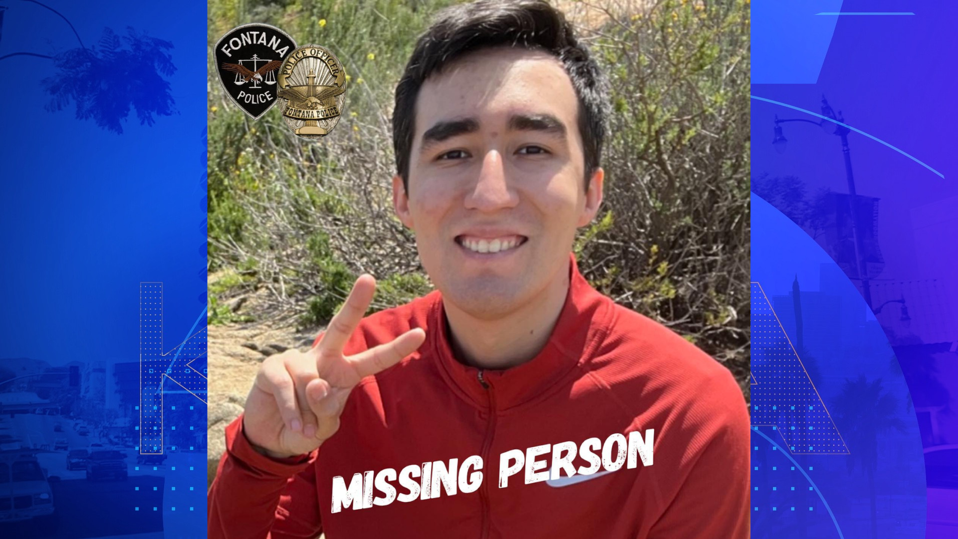 Mitchell Giovanni, 25, in a photo from the Fontana Police Department.