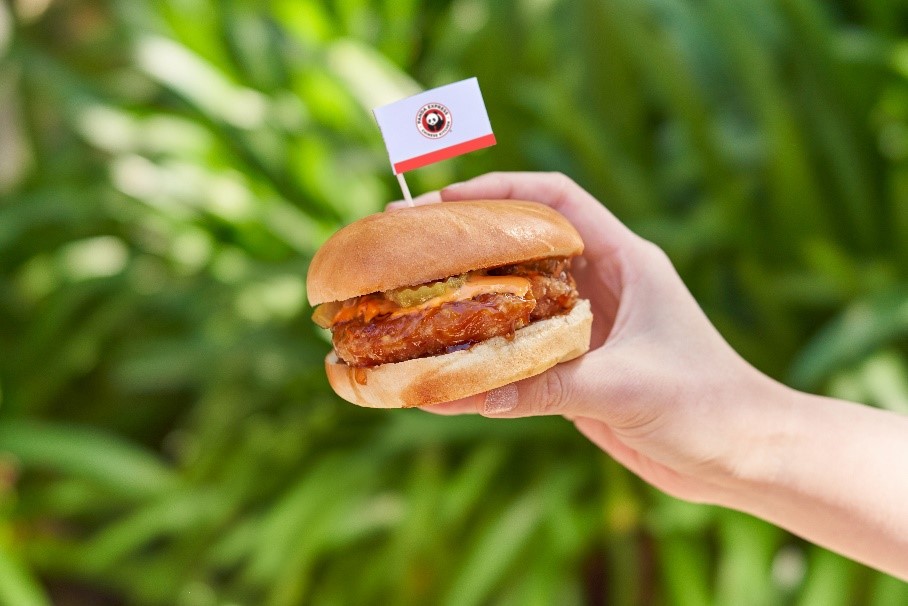 The OC Sandwich is seen in a promotional photo from Panda Express.