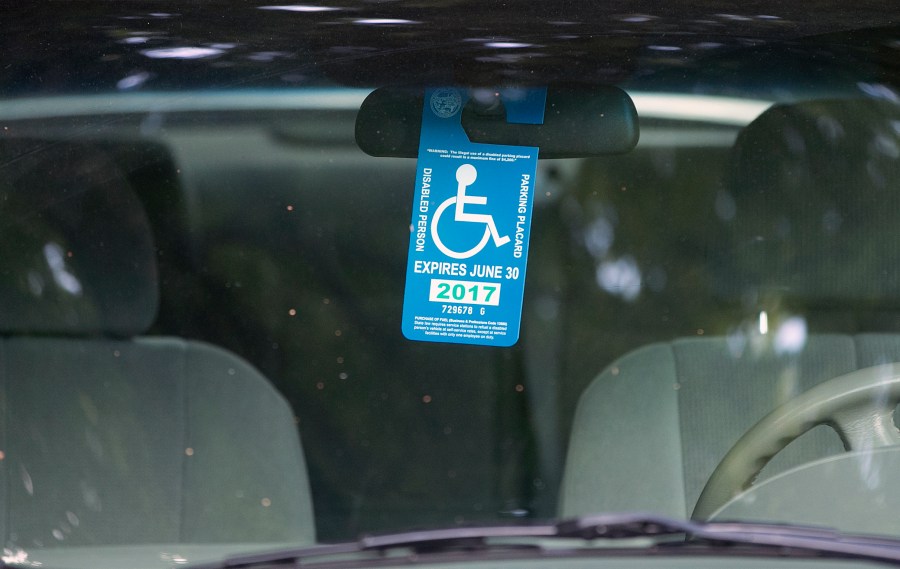 California disabled parking placard