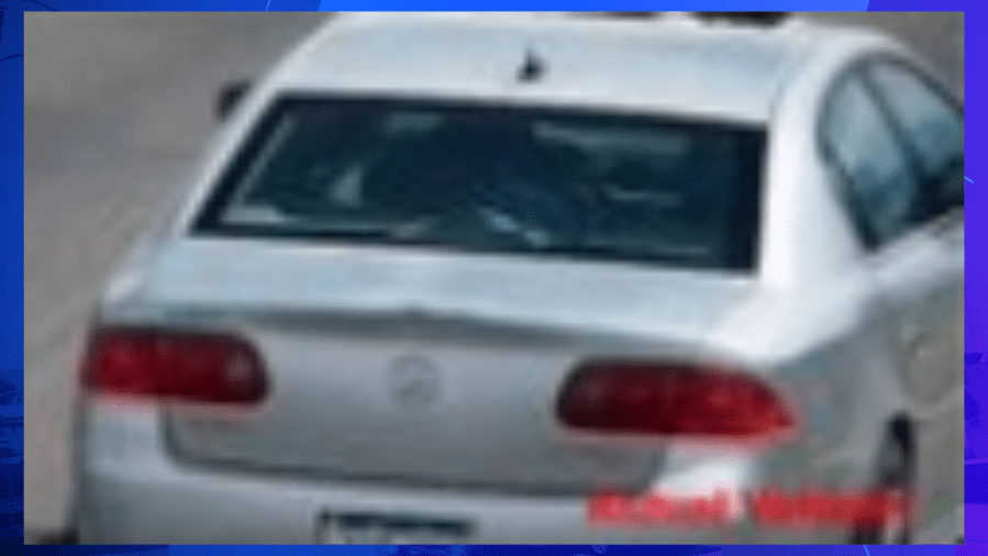 Authorities are searching for a silver Buick Lucerne.